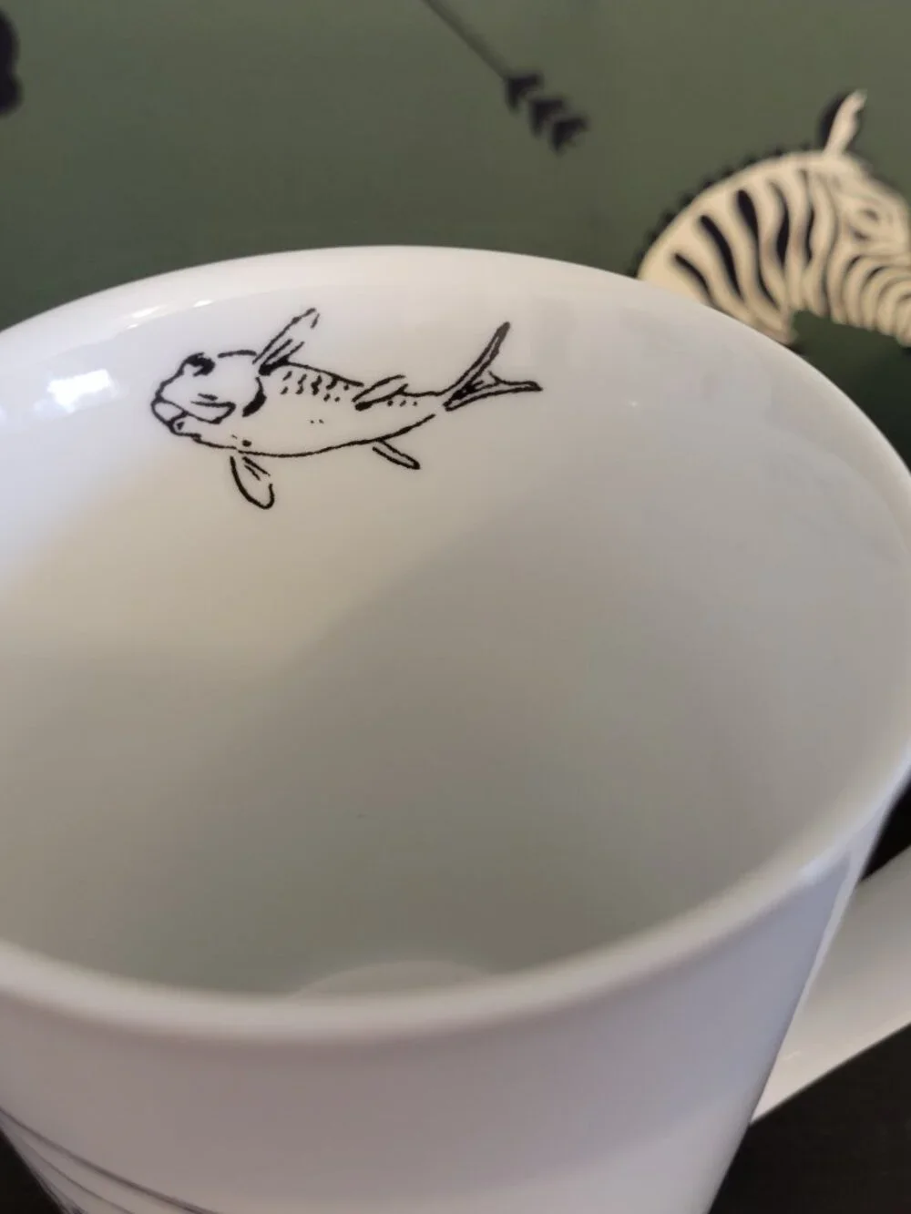 MMA Cat Fishbowl Ceramic Mug METROPOLITAN ART MUSEUM 2010 Coffee Tea cup